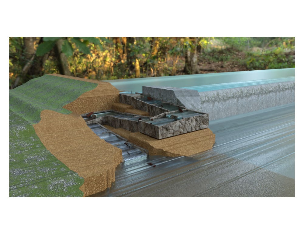 1 Modular precast system for aquatic animal and recreational passage