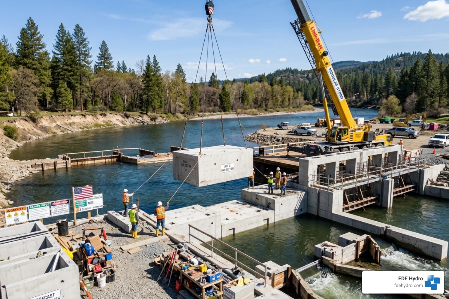 How Precast Modules Cut Hydro Construction Costs